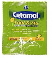 CETAMOL COLD&FLU DAYTIME 